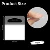 Adhesive Picture Hangers, 36 Pcs Plastic Sawtooth Adhesive Picture Hanger,