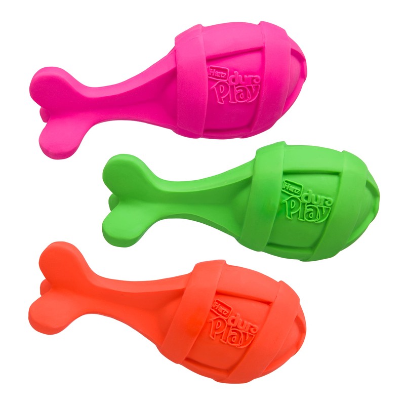 Hartz Dura Play Bacon Scented Rocket Dog Toy, Medium (