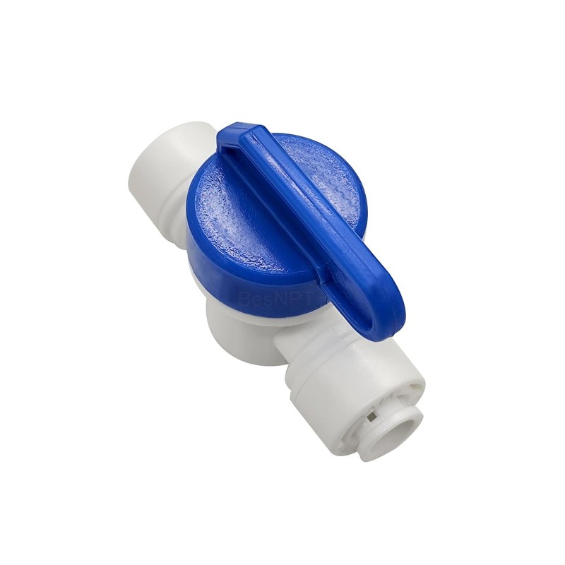 BesNPT 6PCS 3/8" OD Quick Connect Ball Valve for Reverse