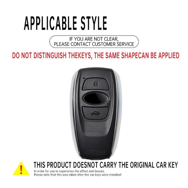HIBEYO Key Fob Cover for Subaru Outback Ascent Forester Crosstrek