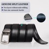 Alphyly Leather Ratchet Belts for Men,Golf Belts for Men,Adjustable Mens