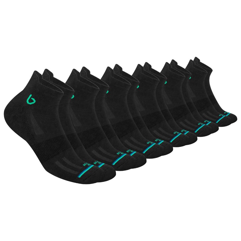 BAMBOS Eco Touch Men's Athletic Ankle Socks for Running &
