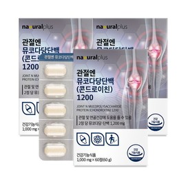 내츄럴플러스(백) (내츄럴플러스)소연골 뮤코다당단백 콘드로이친 1200 3박스