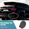 QUARKZMAN Front Bumper Tow Hook Cover for Jeep Cherokee 2014-2018