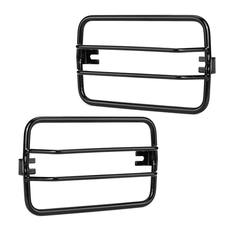 Turn Side Signal Light Protect Guards Black Grille Cover Fits