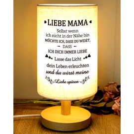 PRSTENLY Mum Gifts, Best Mum Birthday Gift Table Lamp Gifts for Mum Birthday Gifts for Mum from Daughter Son, Christmas Gifts Retirement Gift Thank You