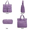 Canvas Tote Bag Waterproof Nylon Multi Pocket Shoulder Bags Laptop