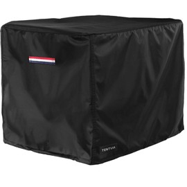 【2025 New Upgrade】TENTVIA Universal Generator Cover 32x24x24 Inches,600D Heavy-Duty Oxford Fabric,Dustproof and Waterproof Protection for Generators, Suitable for Most 5000-10000W Generators.Black