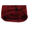Lined Winter Stars Knitted Fine Knit Beanie Hat - red