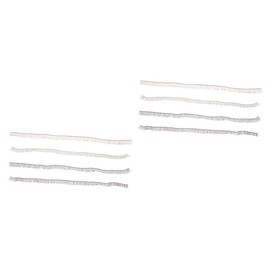 NOLITOY 2sets Realistic Fake Eyelashes for Dolls Decorative Lashes Multi-color Diy Kit 4pcs*2