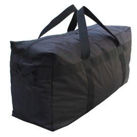 Extra Large Duffle Bag for Travel, Foldable Luggage Bag with 2 Side Handles, Big Storage Heavy Duty Duffel Bag for Camping,Traveling, Moving (Black, 35”×12”×18”)