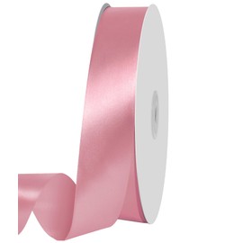 ieFoah Rose Gold 1.5 Inch x 91.44 Meters Polyester Satin Ribbon for Gift Wrapping, Wedding, Party Decoration