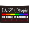 JOLCAHEU No Kings In America Flag 3x5FT,Flags with 2 Brass