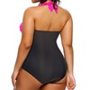 Yonique Plus Size Bathing Suit for Women One Piece Swimsuit