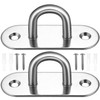 Zhujiehigh Stainless Steel Ceiling Hooks, Pack of 2 Swing Hooks