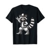 Vintage Raccoon Cowboy Cowgirl Trash Panda Racoon Meme Lover T-Shirt