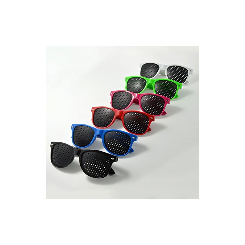Ganzoo Pinhole Glasses/Grid Glasses for Eye Training for Relaxation, with