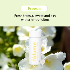 tofume - Effervescent Bathroom Air Freshener - Fresh Freesia - Toilet Deodorizer, Bathroom Odor Eliminator, Toilet Freshener, Flushable Air Freshener Toilet Tablets, 60 Count (Pack of 2)