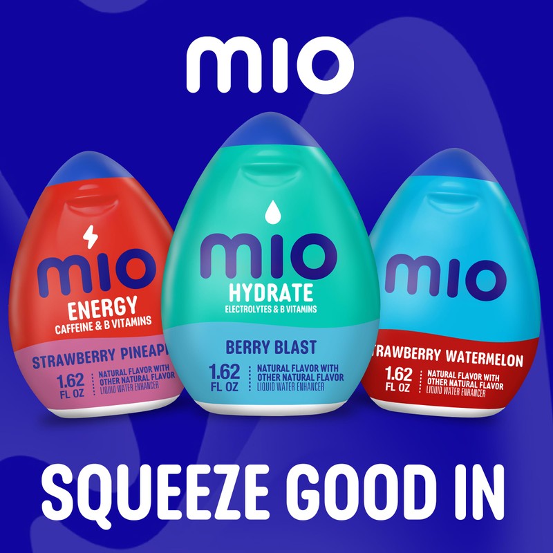Mio Sport Liquid Water Enhancer, Berry Blast, 1.62 OZ, 6-Pack