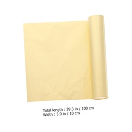 Ciieeo 1 Roll High Hardness Brass Foil Sheet Thick Wide Long Easy Cutting Brass Strip for DIY Projects Crafts and Precision Machining