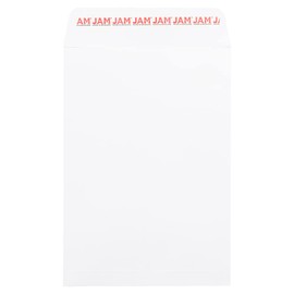 JAM PAPER 7 x 10 Open End Catalog Commercial Envelopes with Peel and Seal Closure - White - Bulk 500/Box
