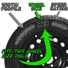 Fuel Rider Set of 4 Gloss Black ABS Impostor Wheel