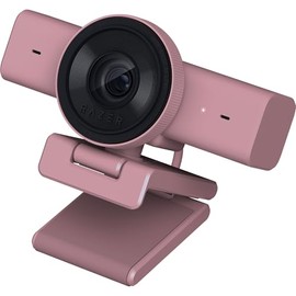 Razer Kiyo V2 X Streaming Webcam: 1440p 60 FPS - Auto Focus - Built-in Microphone - Wide Angle Lense - Integrated Privacy Shutter - Works with OBS, Xsplit, Streamlabs, Discord, Zoom, Teams - Pink