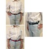 KASSAI Perforated Belt, Total Length 41.3 inches (105 cm), Width