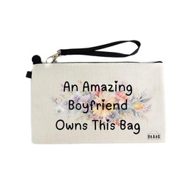 Gifts or Presents for Boyfriend, an Amazing Boyfriend Owns This Bag, Cosmetic Bags, Pencil Case - cb112