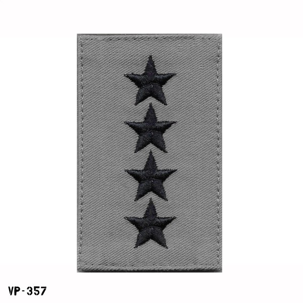 US Air Force ABU Hook Back Rank Tab 4 Star