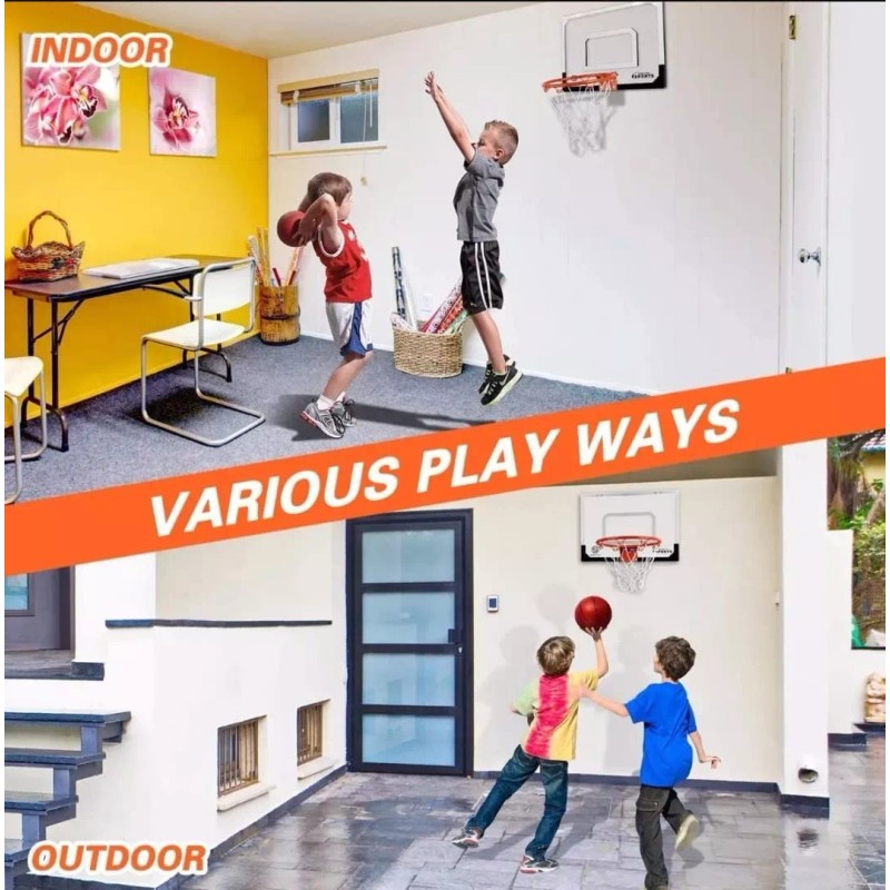 Openseason Set Basketball, Basquetbol Canasta Policarbonato, Niños Msi