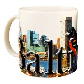 Americaware SMBAL01 Baltimore 18 oz Full Color Relief Mug