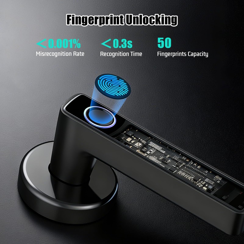 Smart Door Lock, Front Door Fingerprint Door Locks