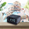 Lancoon Digital Bedroom Alarm Clock Radio Dual USB Charge Ports