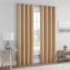 Eclipse Dutchess 100% Blackout Lined Grommet Curtains, Thermal Insulated Window