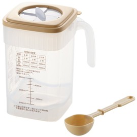 ヨシカワ(Yoshikawa) 塩こうじポット 【自家製塩こうじが手軽にできる】 ベージュ 10.8×10.8×17.7cm 発酵食堂 SJ1664