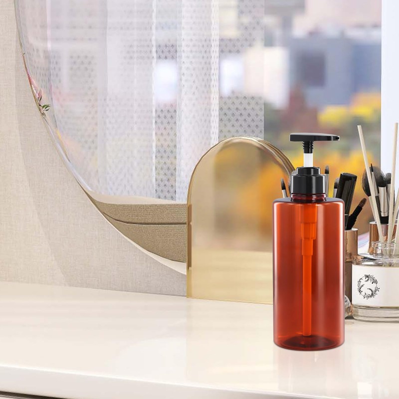 Volumoon Pack of 2 500 ml Refillable Soap Dispenser, Empty