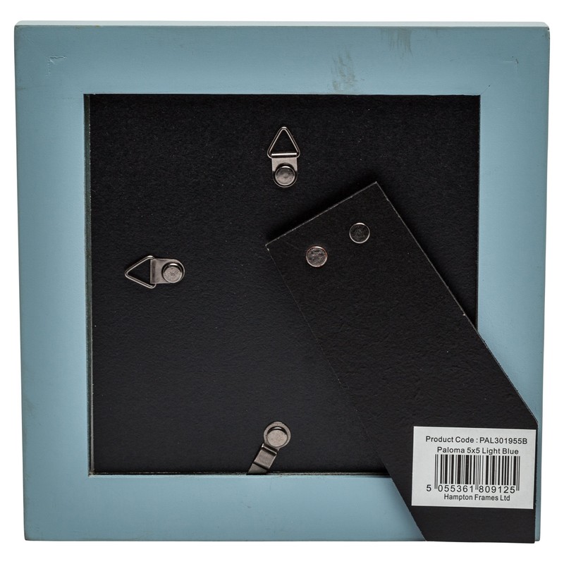 Hampton Frames PALOMA Distressed Square Picture Photo Frame Blue 5x5