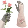 Intra-FIT Long Gardening Gloves for Women,Durable Rose Pruning Gloves Thorn