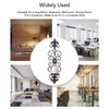 Wall Candle Holders Retro Diamond Encrusted Candlestick for Living Room