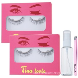 Tinatools Photoshot Eyelash Double Eyelid Eyelash Tape Daily Shot 2 + Empty Bottle + Tweezers / 티나툴스 포토샷 아이래쉬 쌍꺼풀 속눈썹 테이프 데일리샷2개+공병+집게