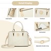 Miss Lulu Women's Handbag, Medium Size, Lychee Pattern Bag, Elegant