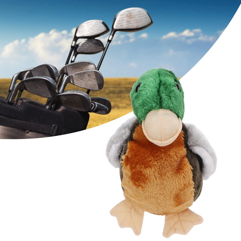 Restokki Plush Cloth Golf Club Head Cover Creative Animal Duck