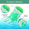 Tiny Heart Jellyfish Plush Toy for Children, Green Jellyfish, 15