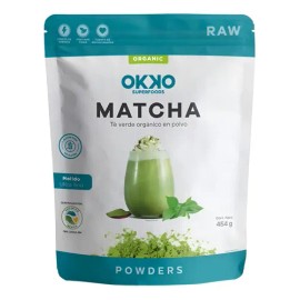 Okko Verde Polvo - Matcha - 1 - Unidad - 1 - 454 G                                                                                                    