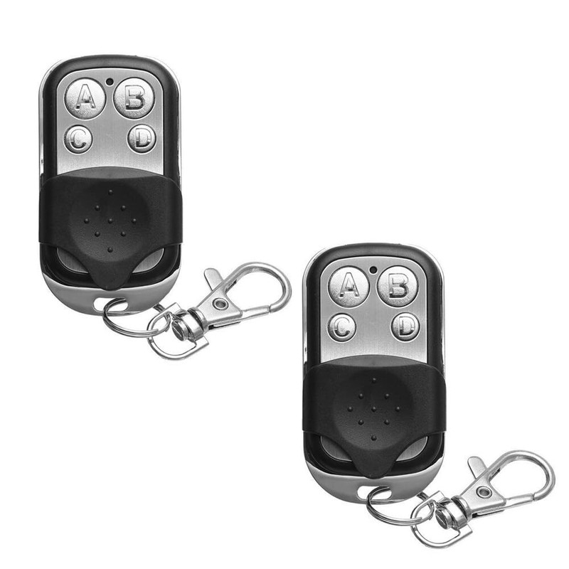Gobesty Pack of 2 Universal Garage Door Remote Control, 433