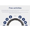 Smart Ring IP68 Waterproof Pedometer Sleep Fitness Tracker Ring with