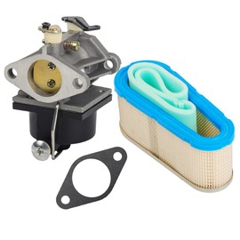 OxoxO 640065 640065A Carburetor with Gasket Compatible with Tecumseh OHV110 OHV115 OHV120 and Air Filter 36356 Pre Filter 36357