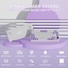 MAGIC-REFINER Attack Shark X85PRO 75% Wireless Mechanical Keyboard,TFT Smart Display&Knob,BT/2.4G/Wired