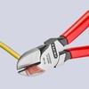KNIPEX 7001-160 Angled Nipper, Total Length: 6.3 inches (160 mm),